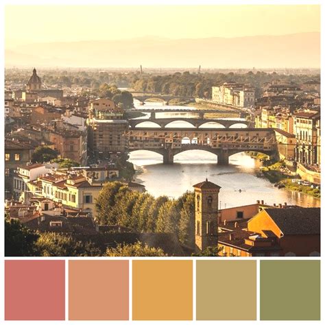 Firenze Italia House Color Palettes Tuscan Colors Italian Color
