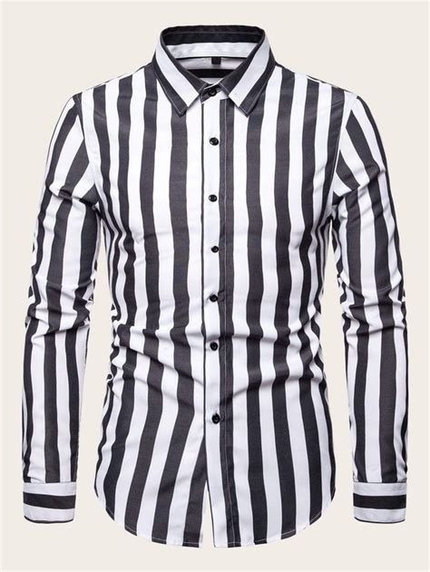 men black and white vertical striped shirt vertical striped shirt striped shirt striped shirt men