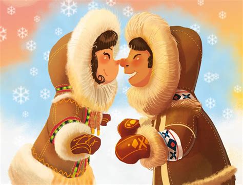 Eskimo Kiss Clipart Check Out Inspiring Examples Of Eskimo Kiss Artwork