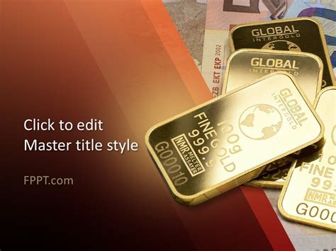 Free Pure Gold Powerpoint Template Free Powerpoint Templates