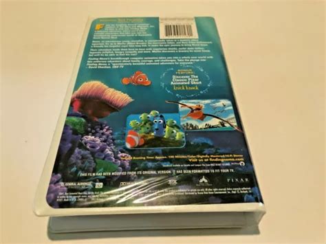 Walt Disney Pixar Finding Nemo Vhs Video Cassette Tape Clam Shell
