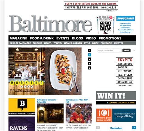 Then And Now Baltimore Magazines Website Baltimore Magazine