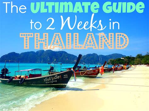 Detailed Itinerary And Guide For 2 Weeks In Thailand Including Bangkok