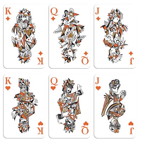 For example, there are 26 red cards in a deck, 13 spades, four kings and one. If It's Hip, It's Here (Archives): MADDECK Playing Cards By Ozlem Olcer. They're Magically Cubistic.