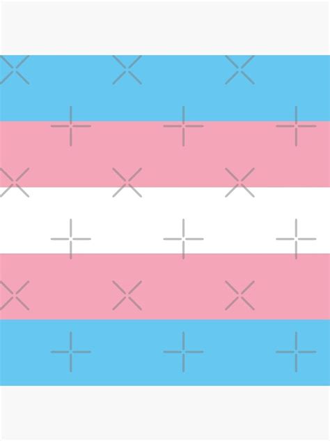 Transgender Trans Pride Flag Poster For Sale By Rainbowsheepco