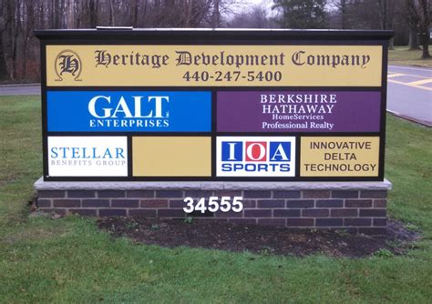 Multi Tenant Signage By Easy Sign Group Multiple Occupant Signs