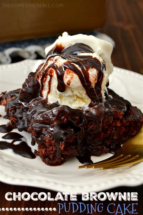Chocolate Brownie Pudding Cake Recipe