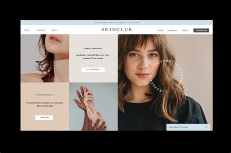 Skinclub On Behance Web Design Graphic Design Branding Beauty Design