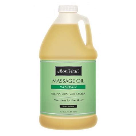 Bon Vital Naturale Massage Oil Half Gallon