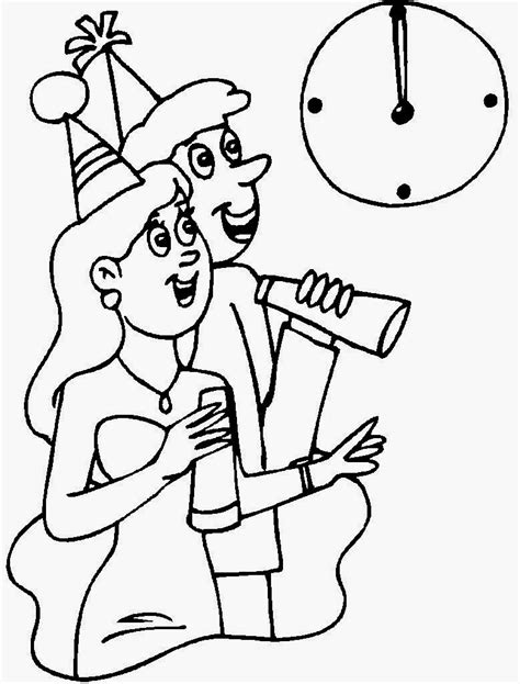 Coloring Pages: New Year's Coloring Pages Free and Printable