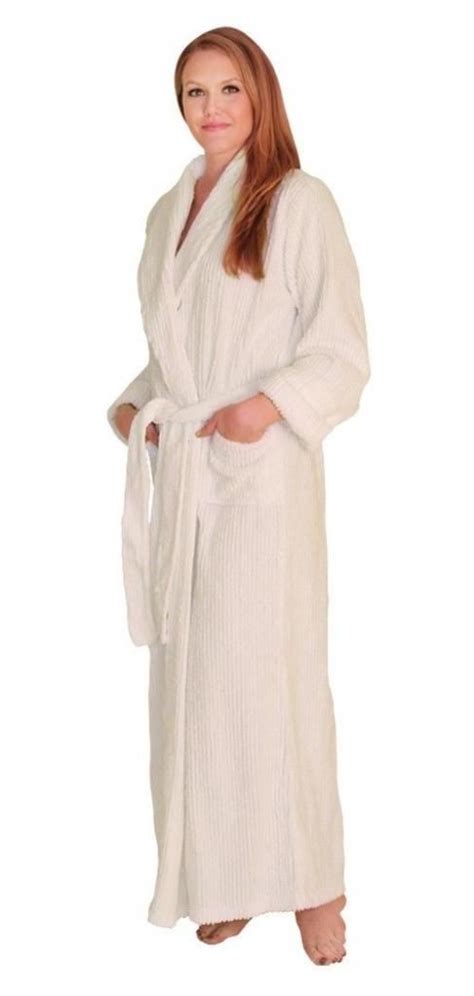 This Chenille Robe Is A Plush 100 Cotton Full Length 54 58 Inches