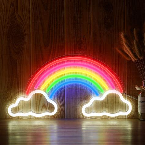 Best Quality Decorative Led Rainbow Shaped Neon Sign Light Wall Decor