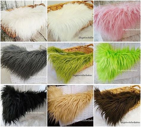 Small Size Mongolian Faux Fur Fabric Choose Any Size And Color