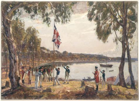 Colonists Begin The First Settlement At Sydney Cove 26 January 1788