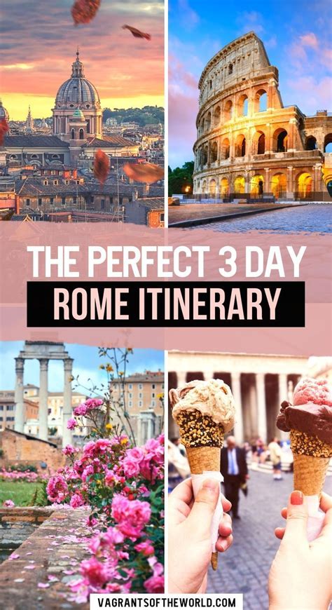 Perfect Day Rome Itinerary Best Things To Do In Rome With Travel Tips Rome Itinerary Rome