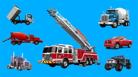 Fire Trucks Learn Fun Names Parts And First Words For Children