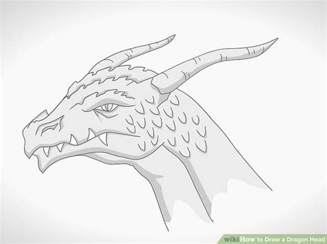 How To Draw A Dragon Head With Pictures Wikihow