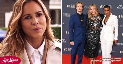 Maria Bello Of Ncis Poses With Her Son Jack In Monaco