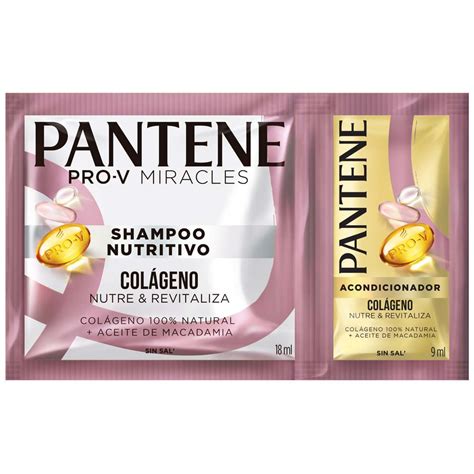 Shampoo Pantene Colágeno Sachet 27ml Vivanda