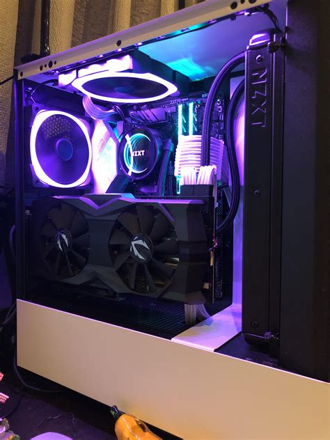 Mounted The Gpu Vertically Inside The H510 Elite Nzxt