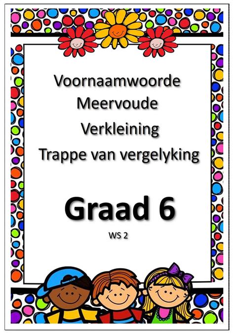 Grade 5 Afrikaans Meervoude Verkleining En Voornaamwoorde Afrikaans