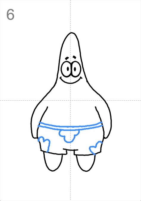 How To Draw Patrick Star Step By Step Easy Drawing Guides Drawing