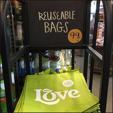 An employee at whole foods told me the fda prohibits bringing your own bag for the bulk section. Love Reusable Shopping Bag At Whole Foods | Reusable ...
