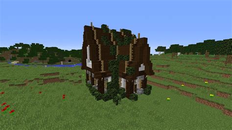 Kleines modernes haus in minecraft bauen tutorial  haus 211 ich möchte euch heute zeige ich euch, wie ihr ein minecraft leichtes haus bauen können. ᐅ Haus mit Laub auf dem Dach in Minecraft bauen ...