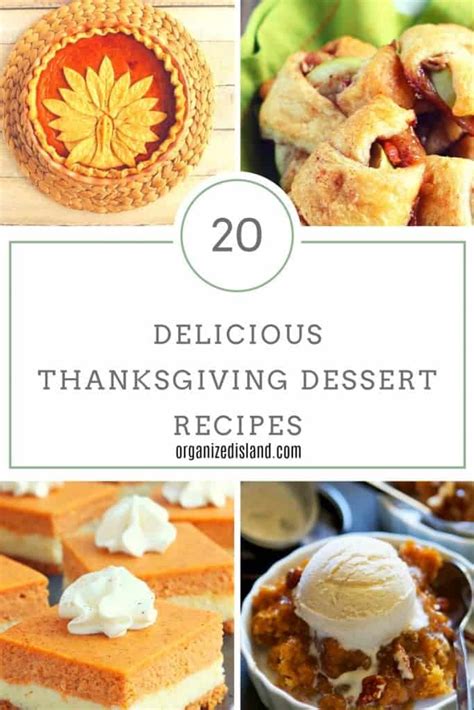 Every year is different for our family but the desserts are a must. Elegant Thanksgiving Desserts