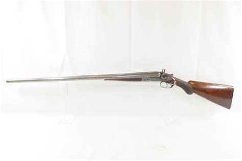 Factory Engraved Antique Colt Model 1878 10 Gauge Sxs Double Barrel