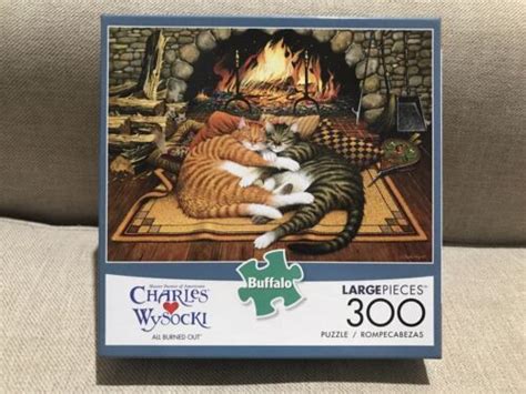 Buffalo Charles Wysocki Cats All Burned Out Jigsaw Puzzle 300 Large Pieces 79346026524 Ebay