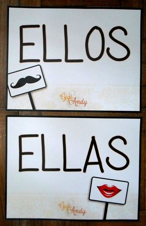 Ver más ideas sobre letreros, letreros para baños, carteles de baño. Carteles para la puerta del baño - EllasyEllos ...