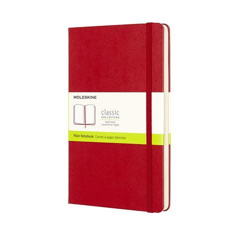 Large Plain Notebook Red Diwan