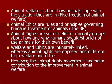 Ppt Animal Welfare Ethics In Animal Use And Animal Rights Powerpoint