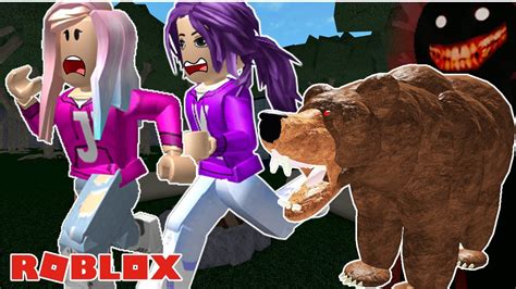 ESCAPE THE BEAR MAZE ROBLOX CAMPING Complete Survival YouTube