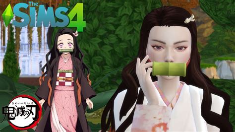 เนซึโกะ Nezuko ดาบพิฆาตอสูร Kimetsu No Yaiba The Sims 4 Youtube