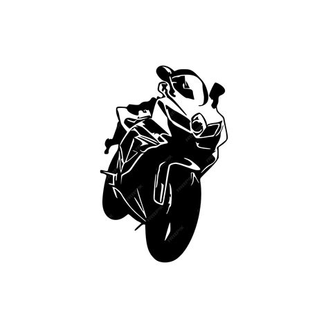 Premium Vector Motorcycle Silhouette Vectorblack Motorcycle