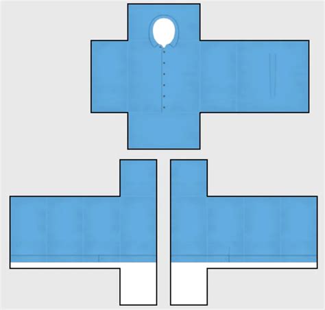 Free Blue Long Shirt Roblox Template Roblox Clothes Free Design