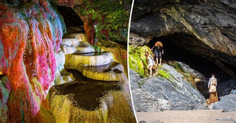 Stunning Photos Reveal Inside Rainbow Colored Cave In Britain Thought