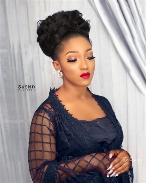 This Bridal Beauty Keeps Things Simple With A Braided Updo Bellanaija