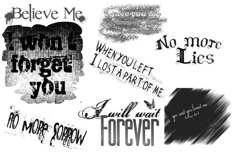 Find images of text background. Sad Quotes text brushes - Free Photoshop Brushes at Brusheezy!