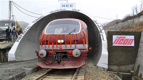 Pir Panjal Railway Tunnel Longest Railway Tunnel In India Ebnw Story