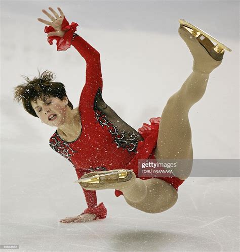 world champion irina slutskaya of russia falls down during the free news photo getty images