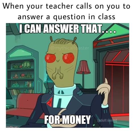 I Can Answer That For Money