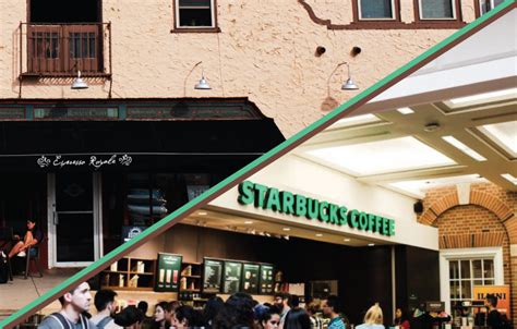 The Caffeine Showdown Espresso Royale Vs Starbucks The Daily Illini