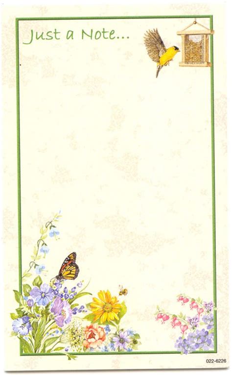Just A Note Pad Of Paper Labelsclip Artrecipe Cards