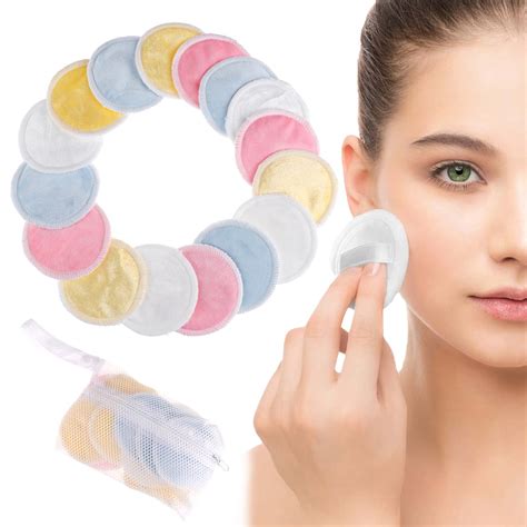 Reusable Cotton Pads Make Up Facial Remover Double Layer Wipe Pads Nail Art Cleaning Pads