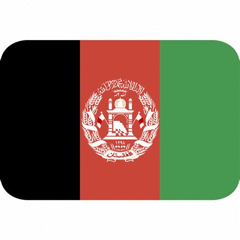Afghanistan, round, rectangle icon - Download on Iconfinder