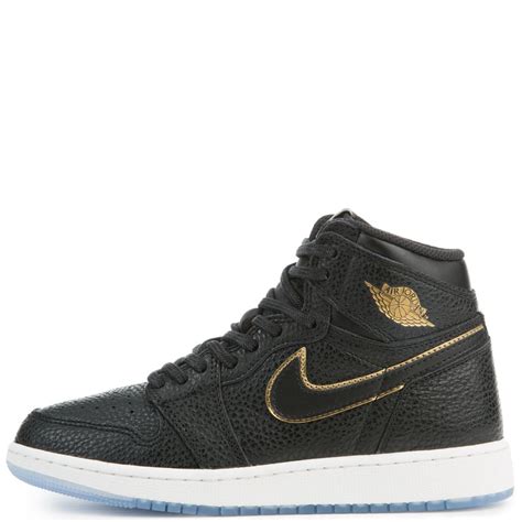 Air Jordan 1 Retro High Blackmetallic Goldsummit White