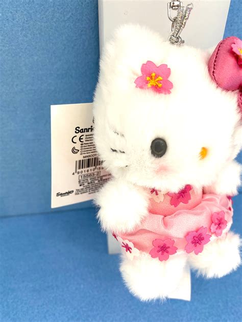 Sanrio Original Hello Kitty Sakura Cherry Blossom Mascot Etsy